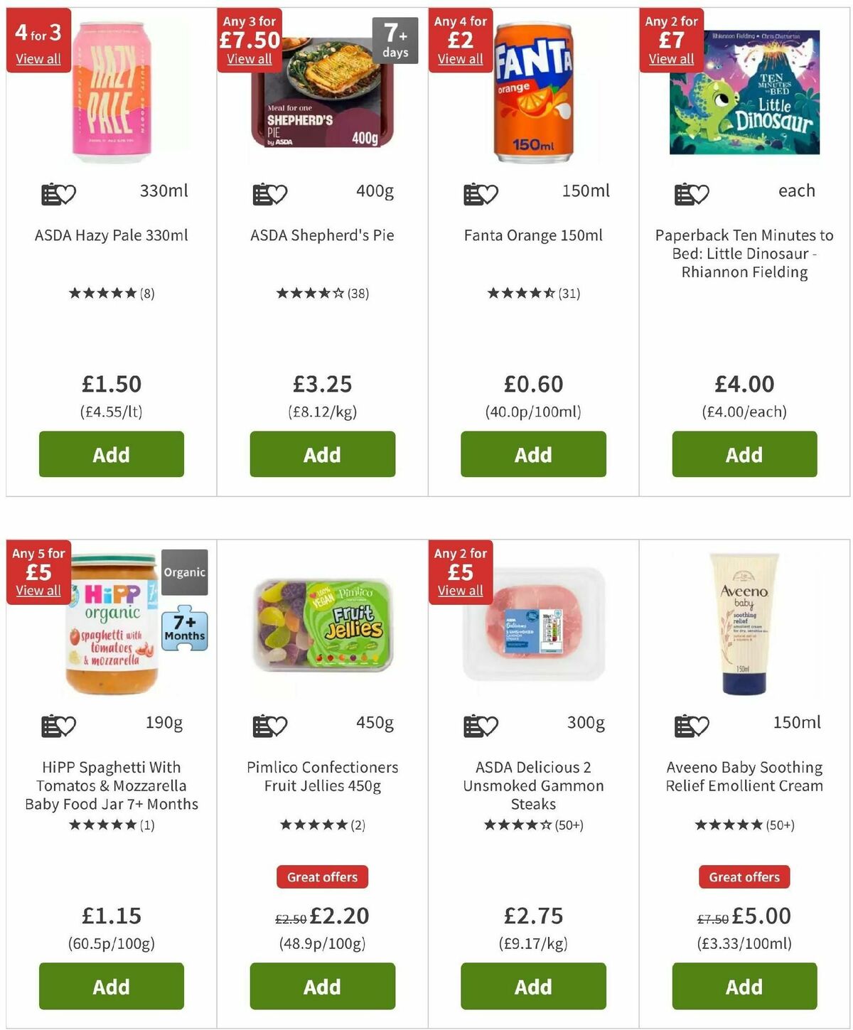 ASDA Offers from 25 October