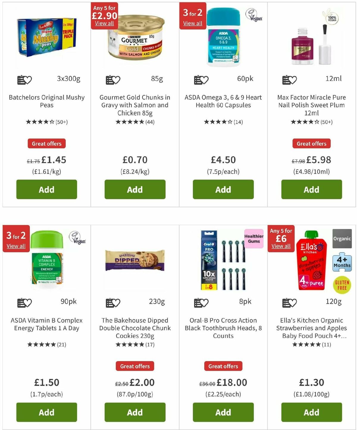 ASDA Offers from 25 October