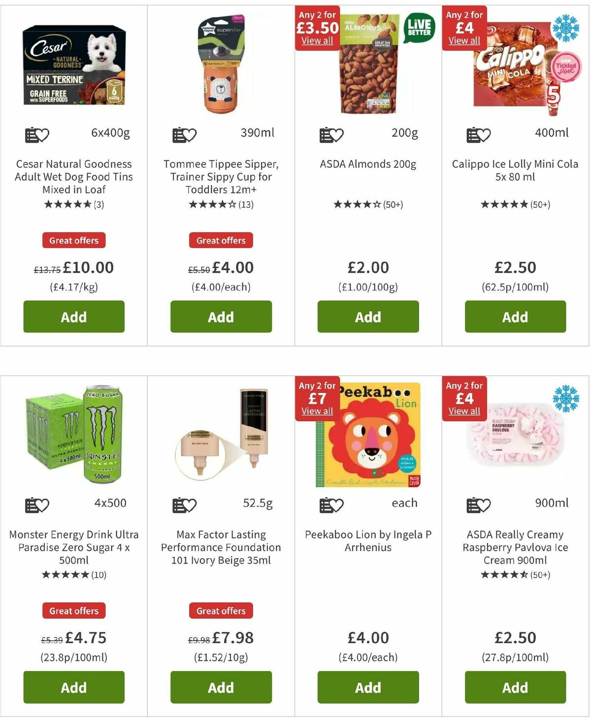 ASDA Offers from 25 October