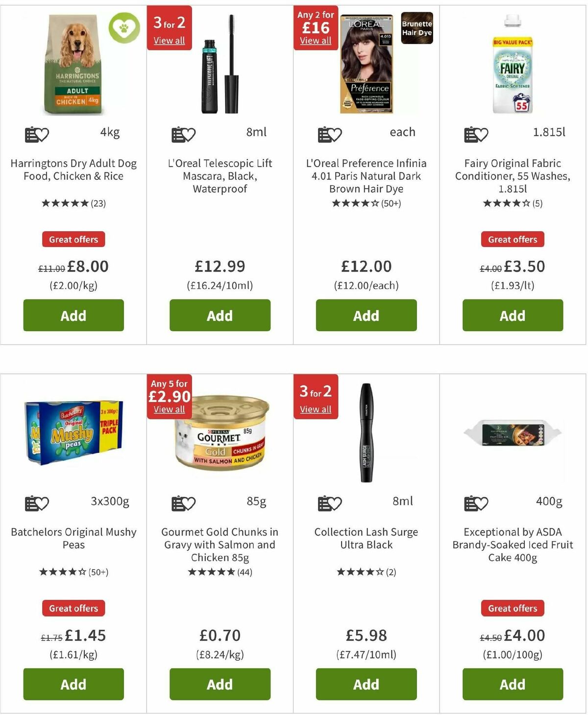 ASDA Offers from 1 November