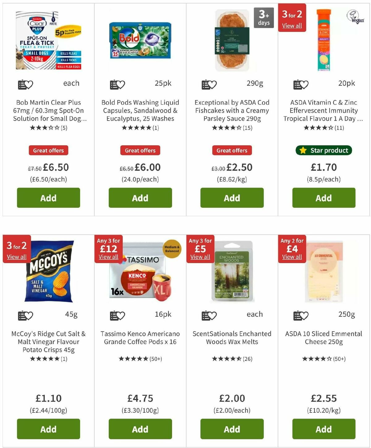 ASDA Offers from 1 November