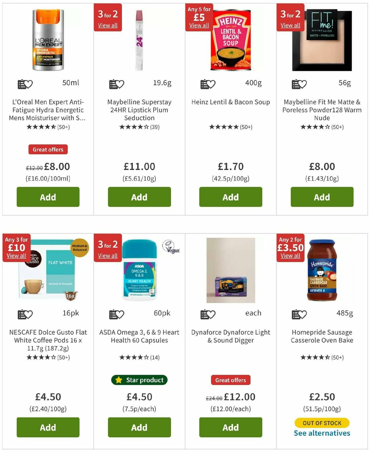 ASDA Offers from 1 November