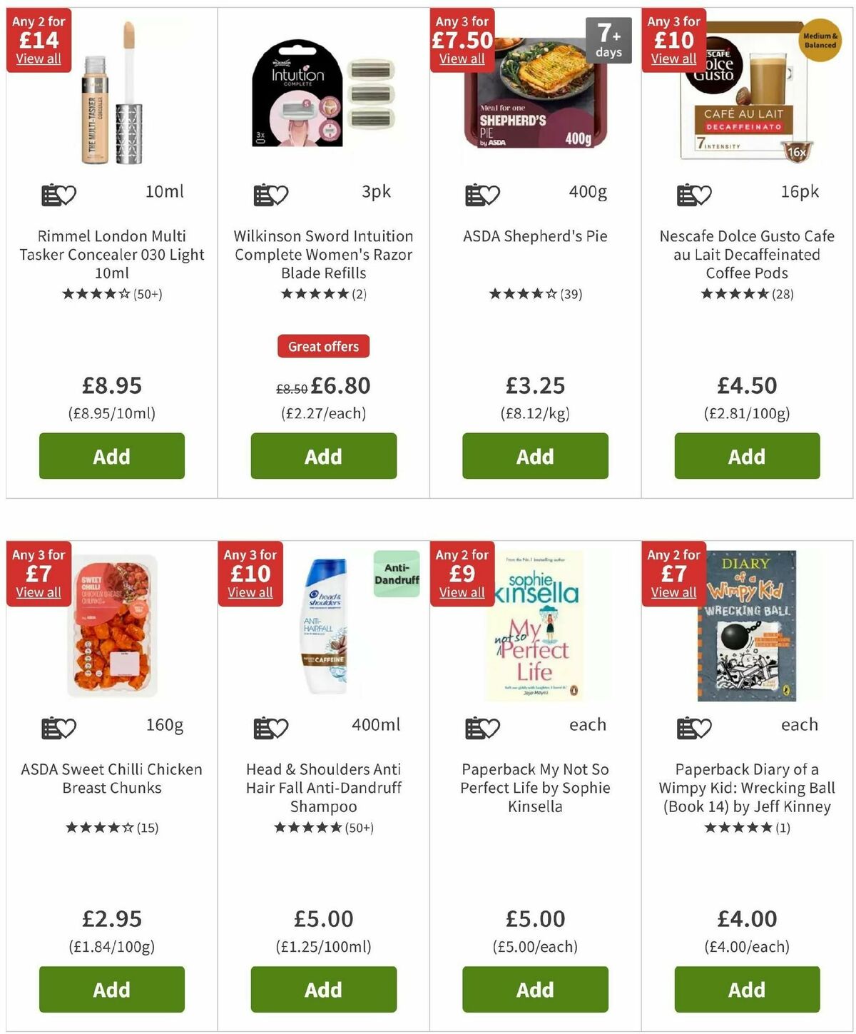 ASDA Offers from 1 November