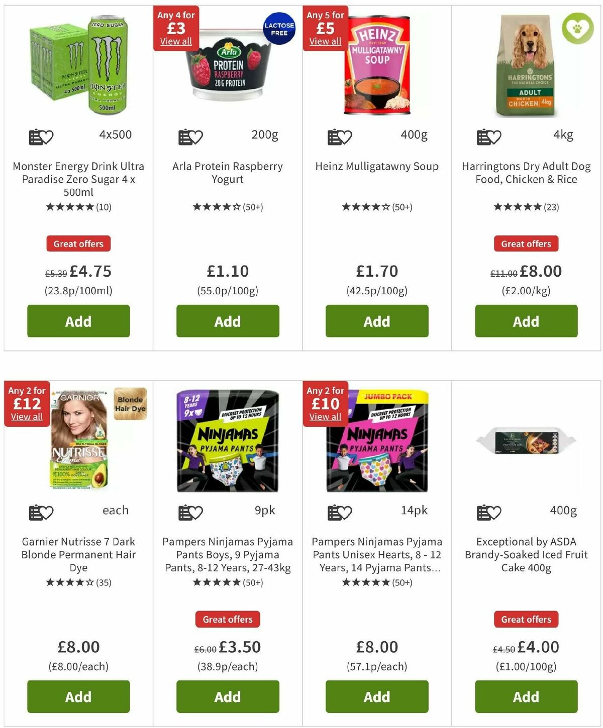 ASDA Offers from 1 November