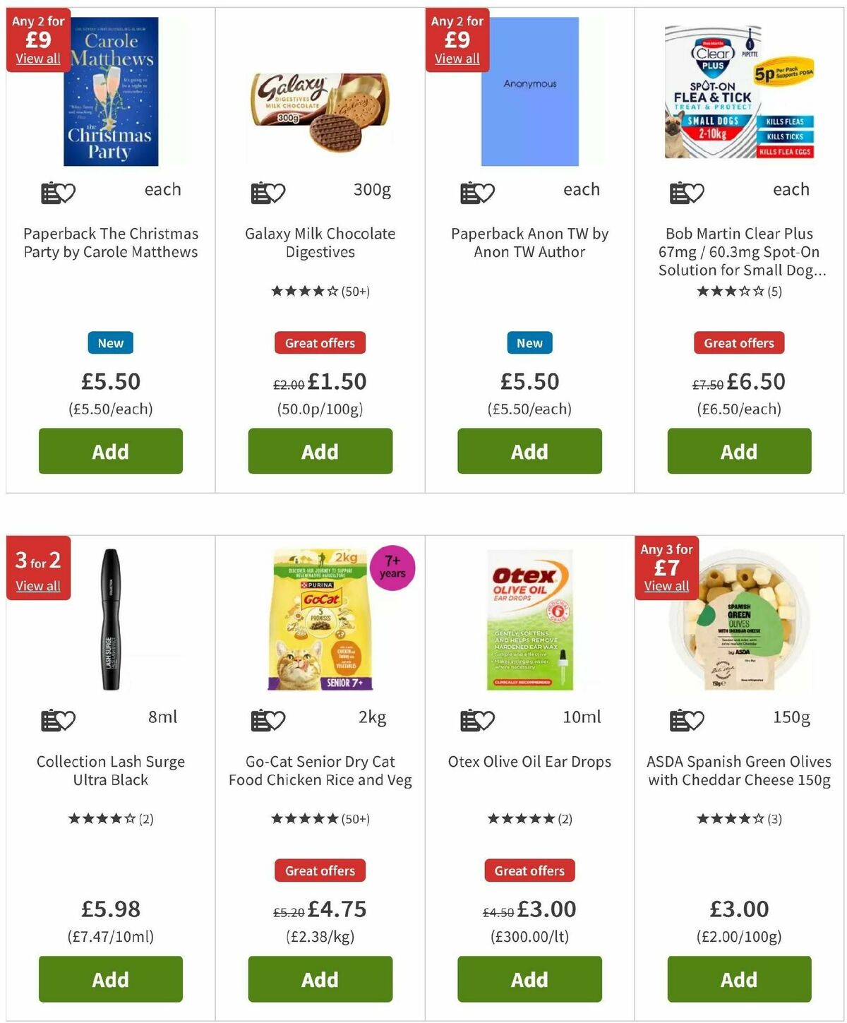 ASDA Offers from 1 November