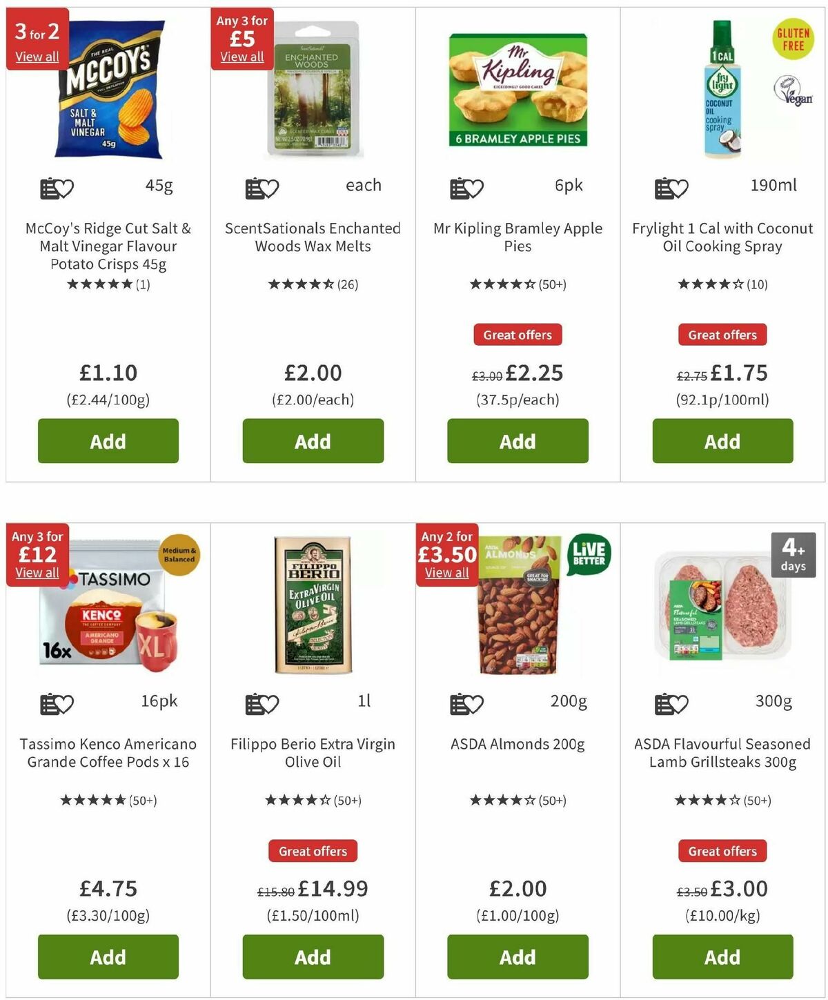 ASDA Offers from 1 November