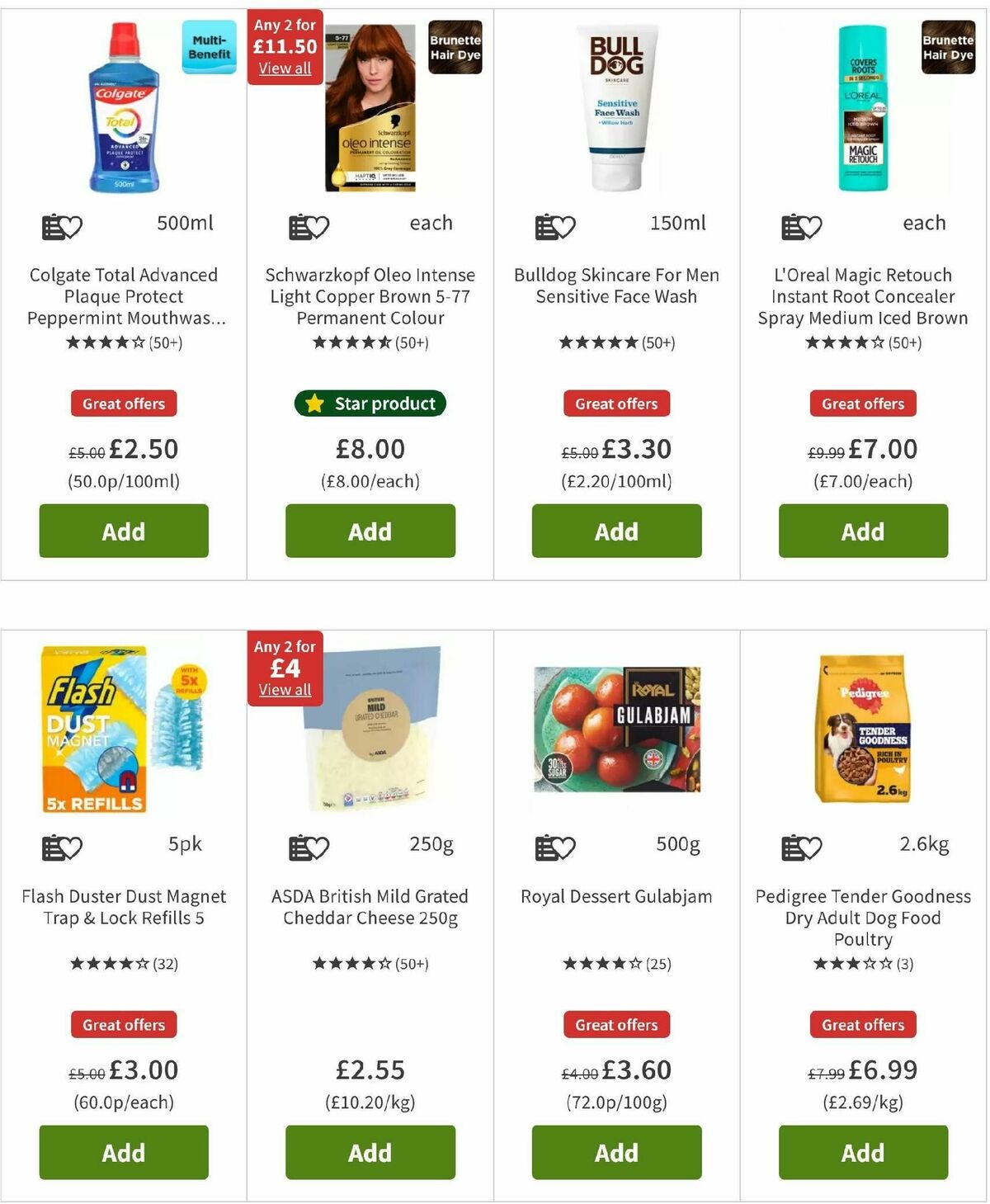 ASDA Offers from 1 November