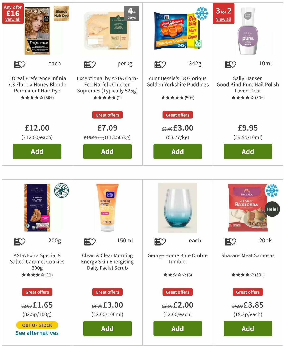 ASDA Offers from 1 November