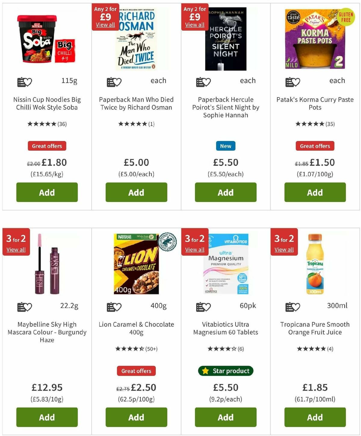 ASDA Offers from 1 November