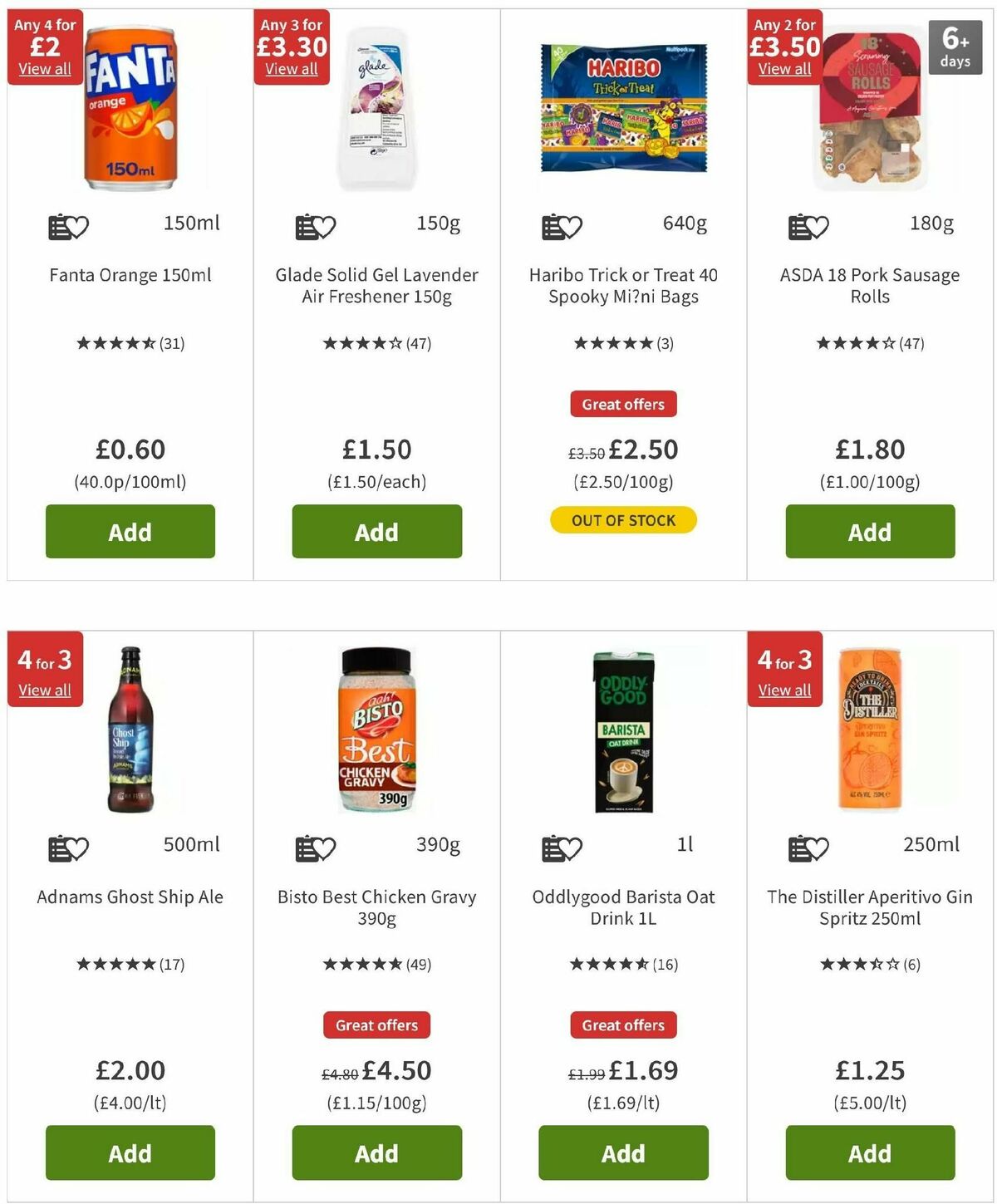 ASDA Offers from 1 November