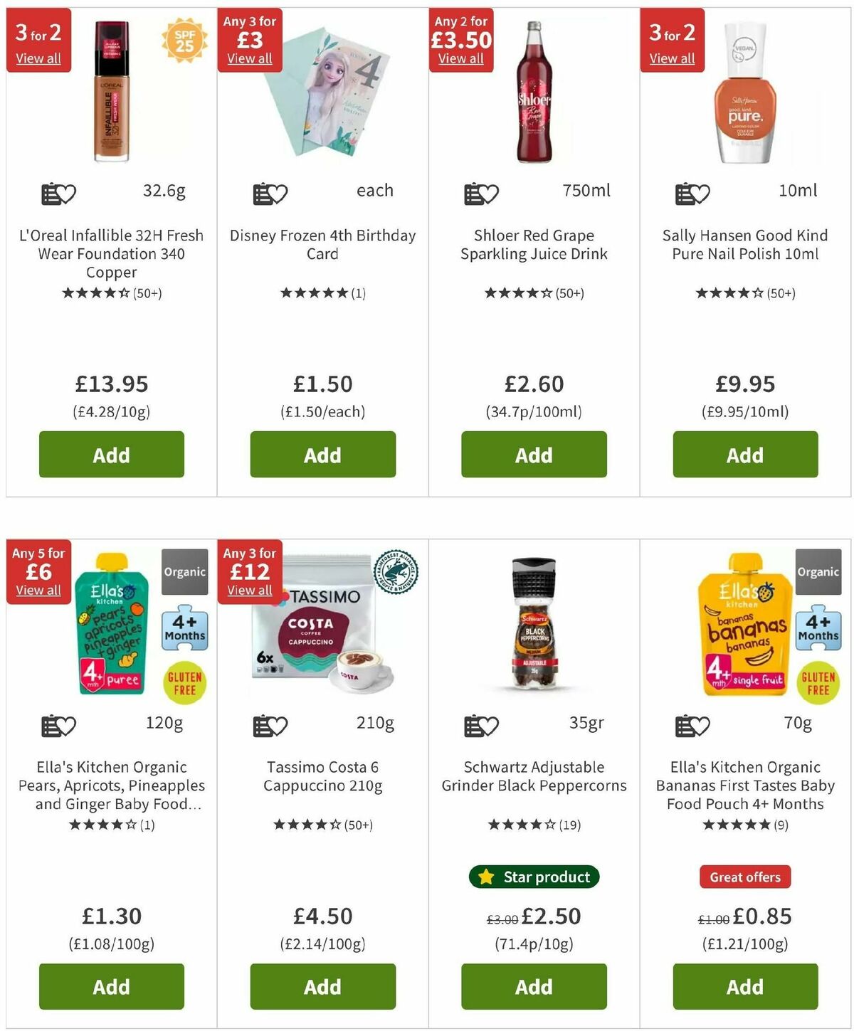 ASDA Offers from 1 November