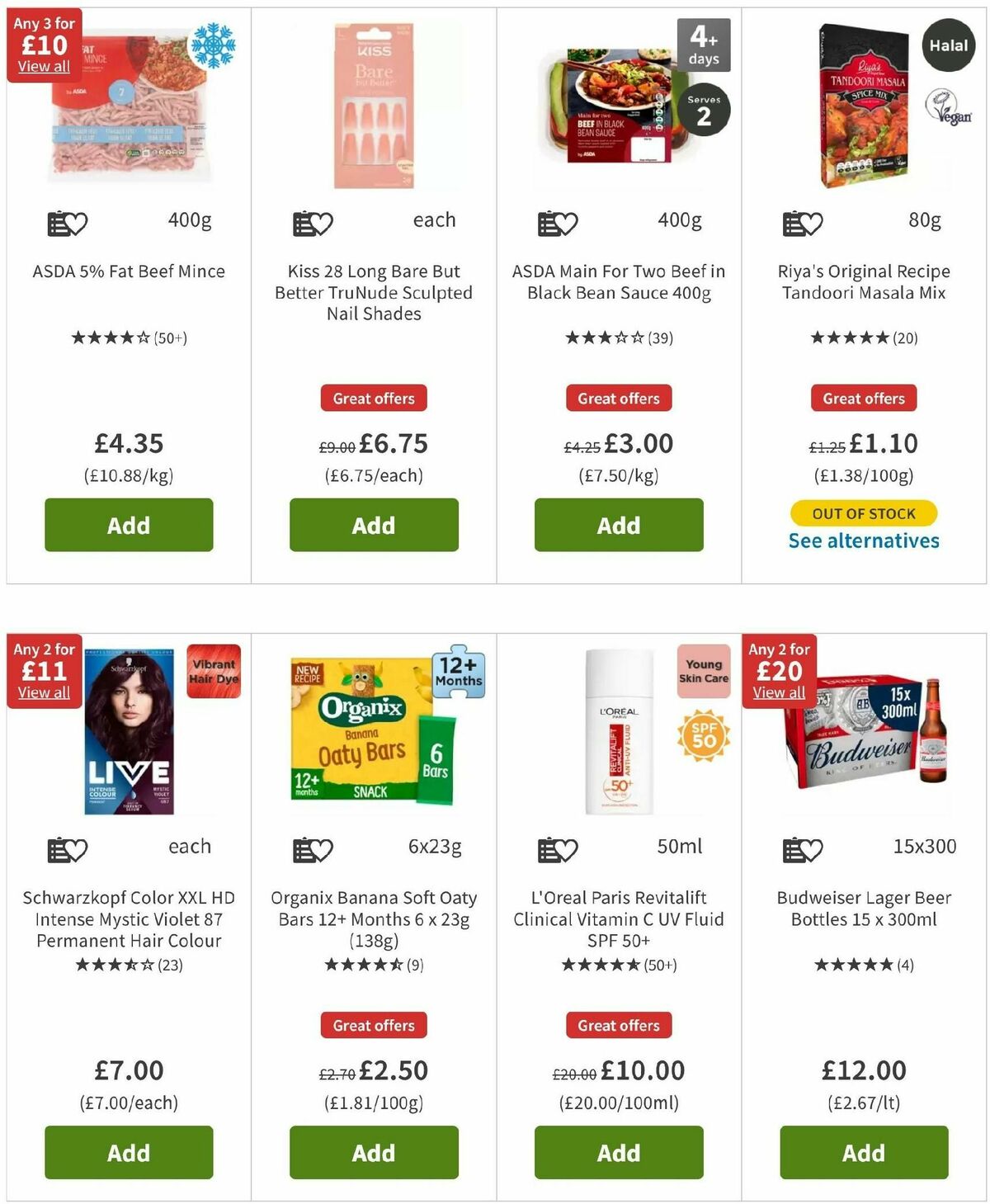 ASDA Offers from 1 November