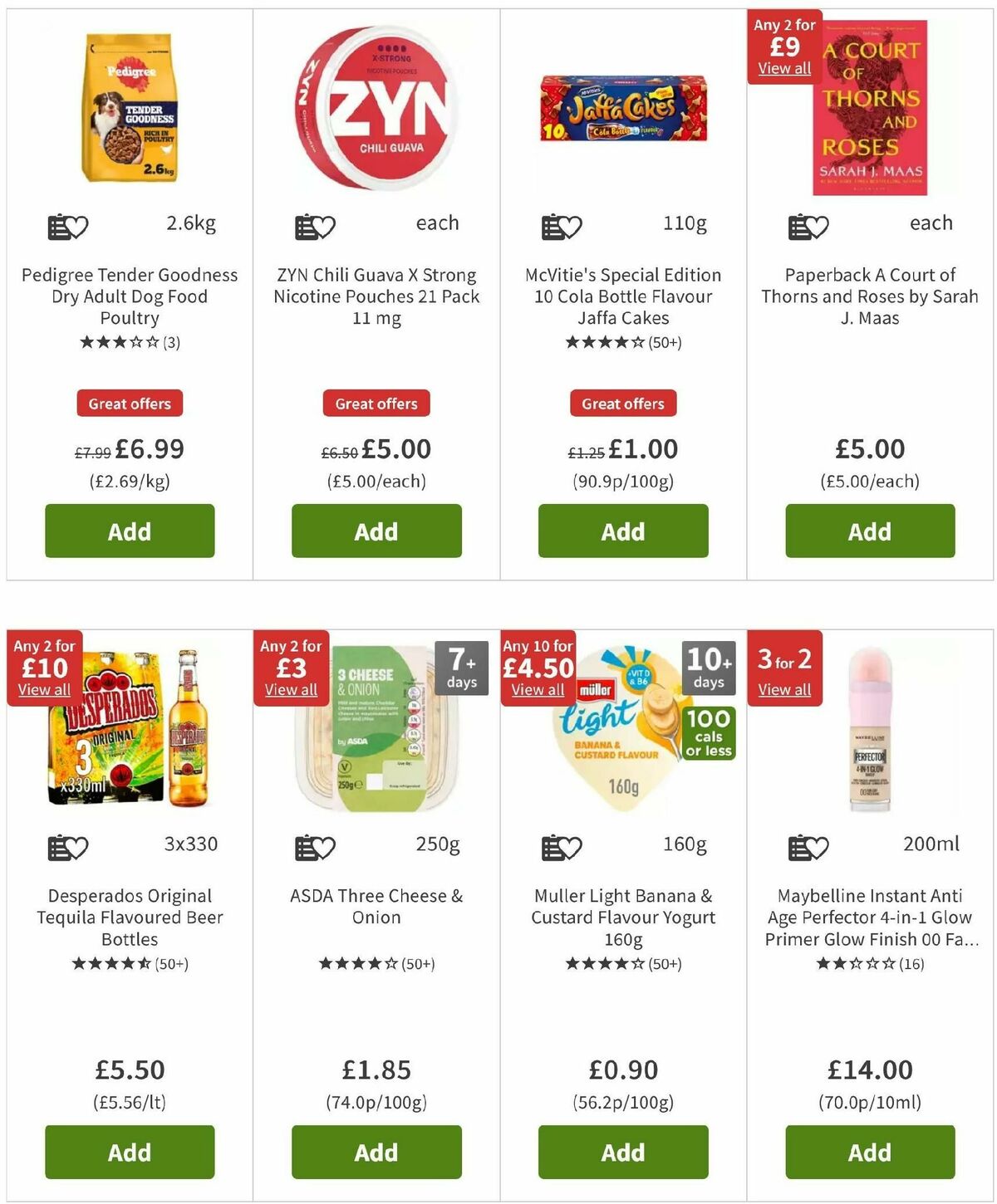 ASDA Offers from 1 November