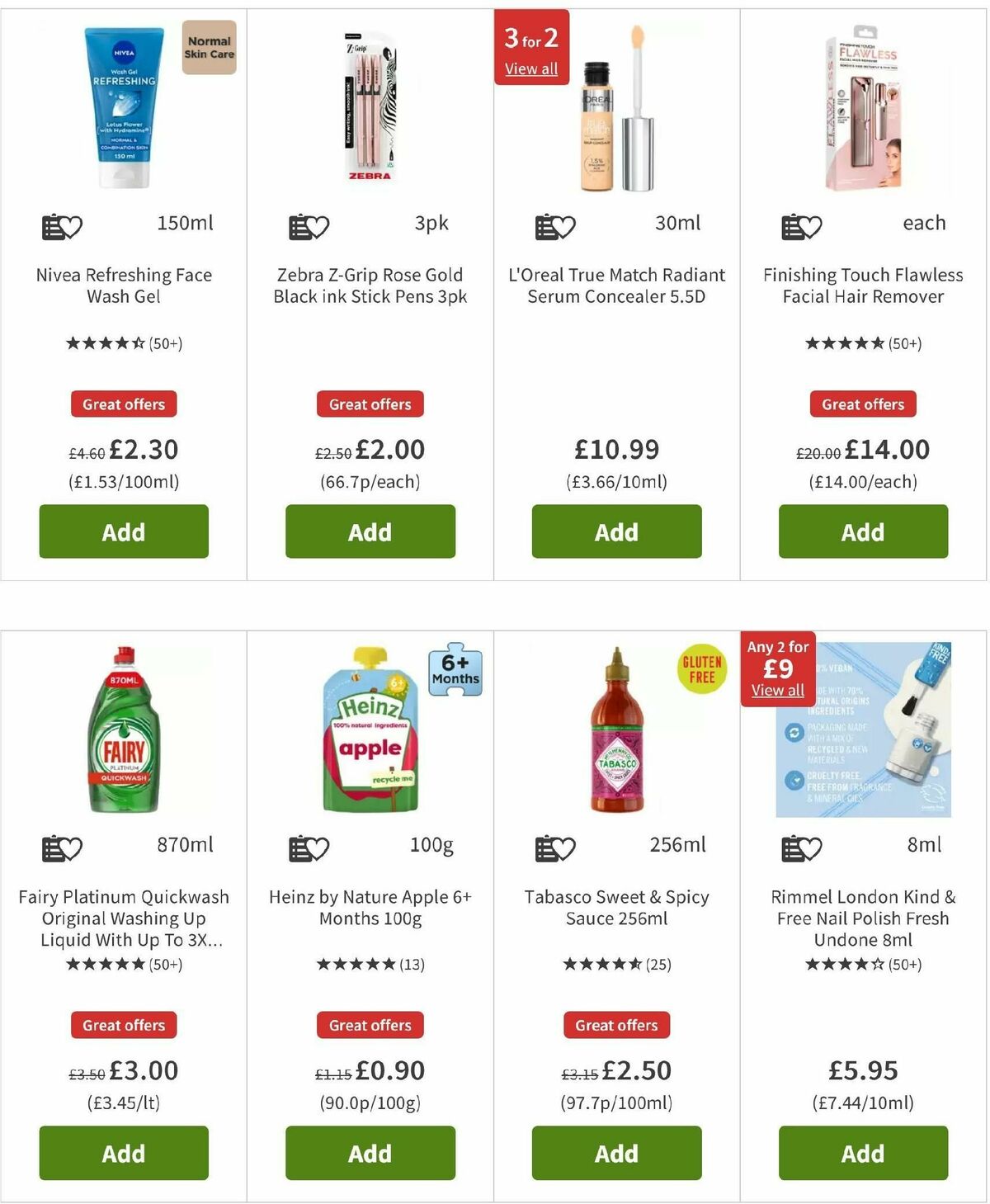 ASDA Offers from 1 November