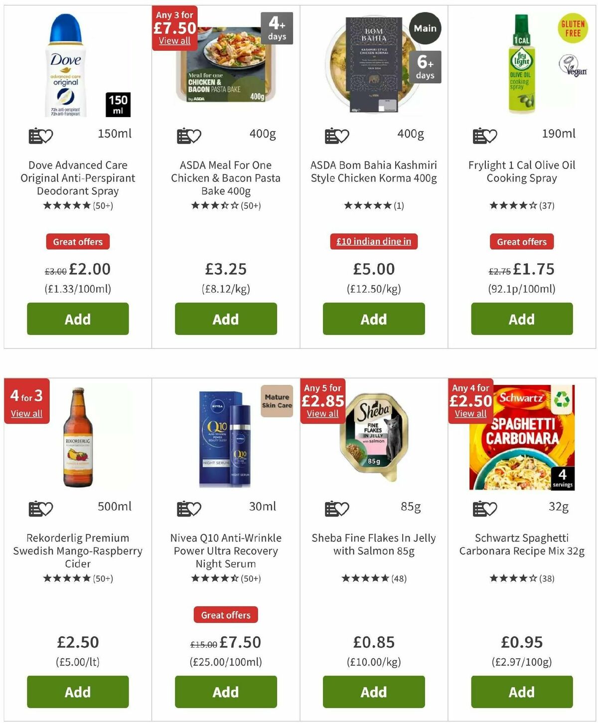 ASDA Offers from 1 November