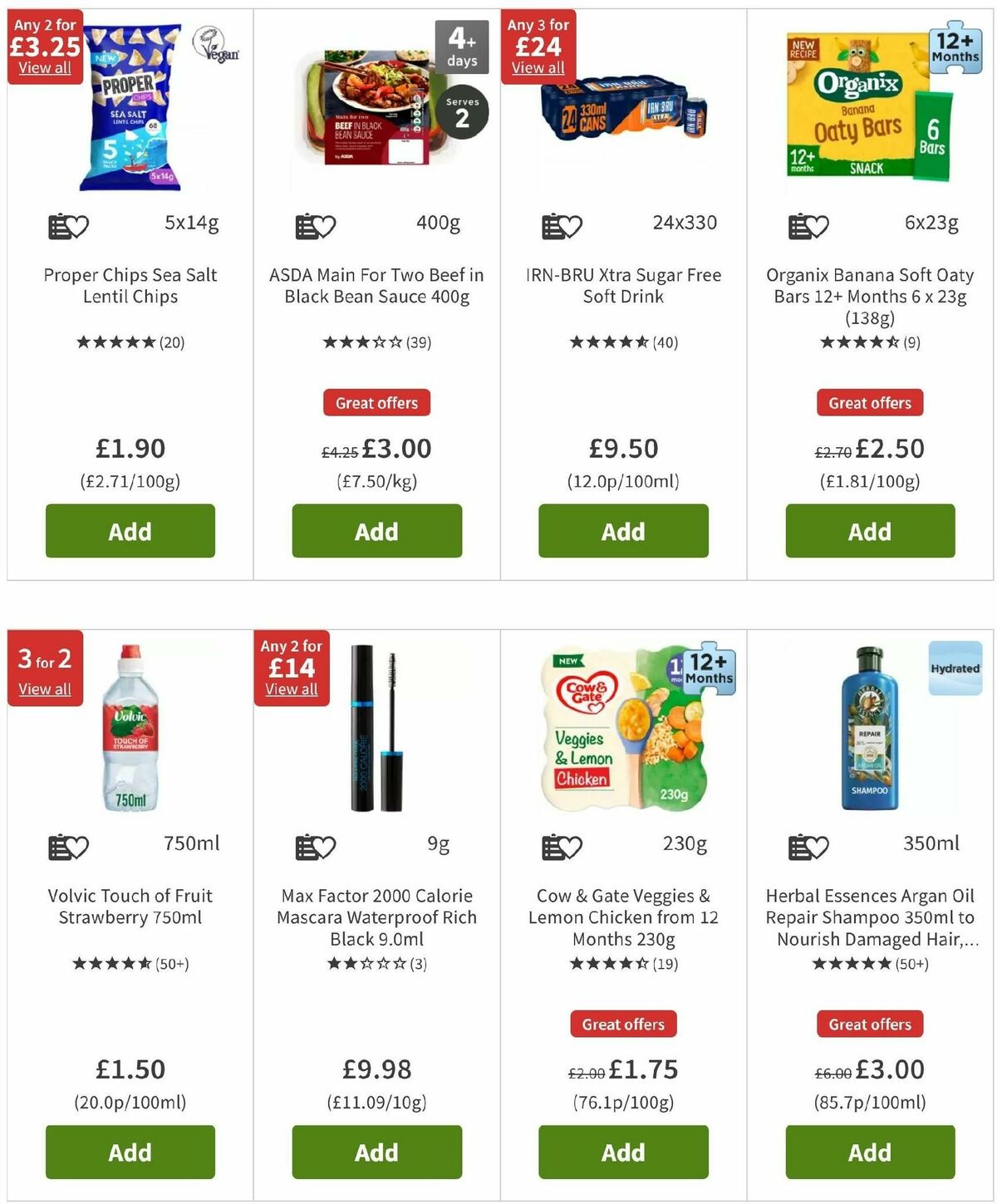 ASDA Offers from 1 November