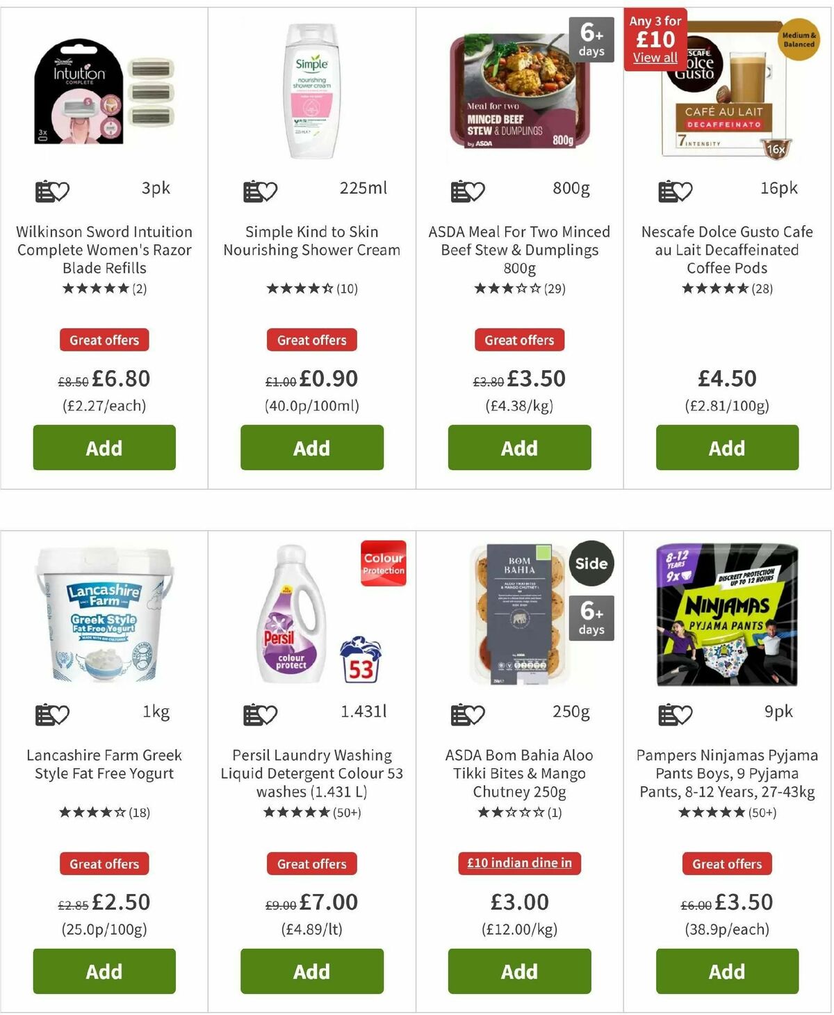 ASDA Offers from 1 November