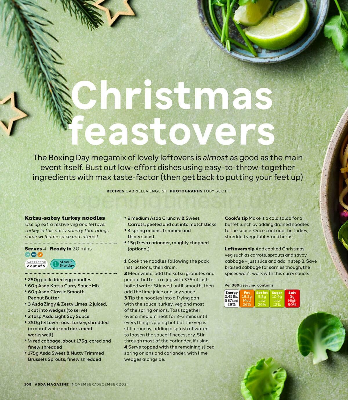 ASDA Magazine November/December Offers from 1 November