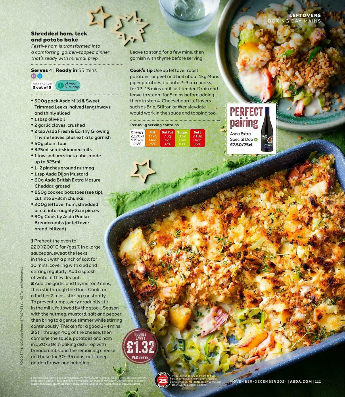 ASDA Magazine November/December Offers from 1 November