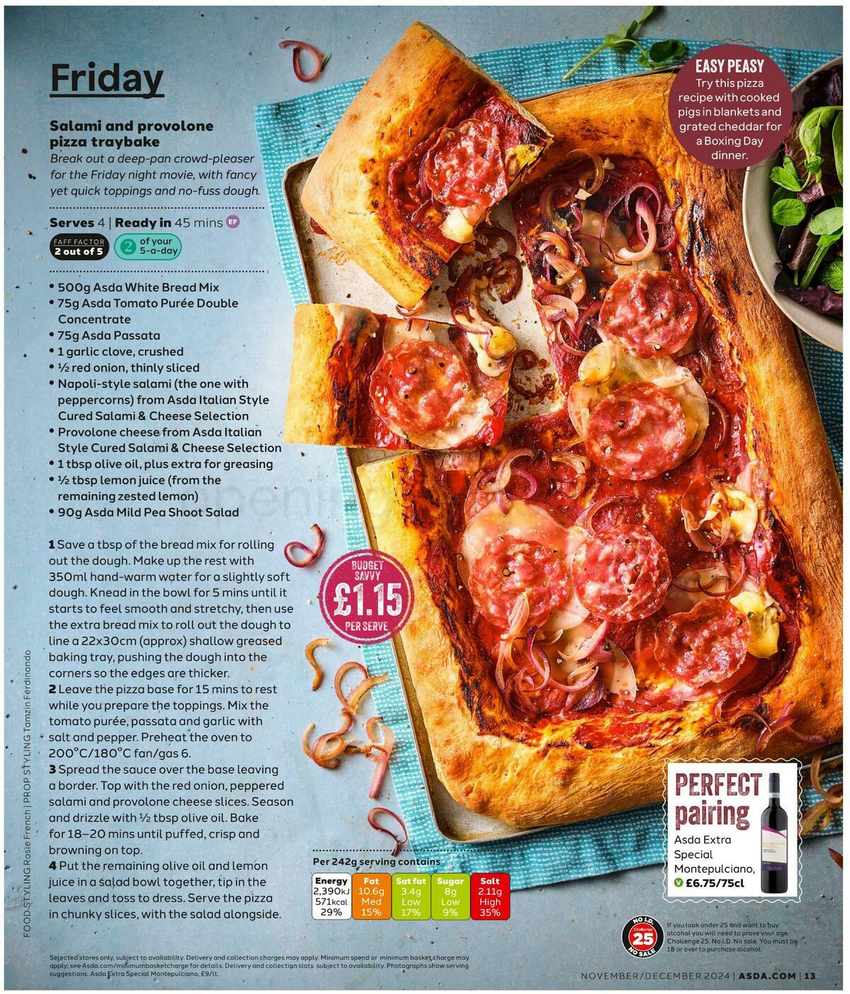 ASDA Magazine November/December Offers from 1 November