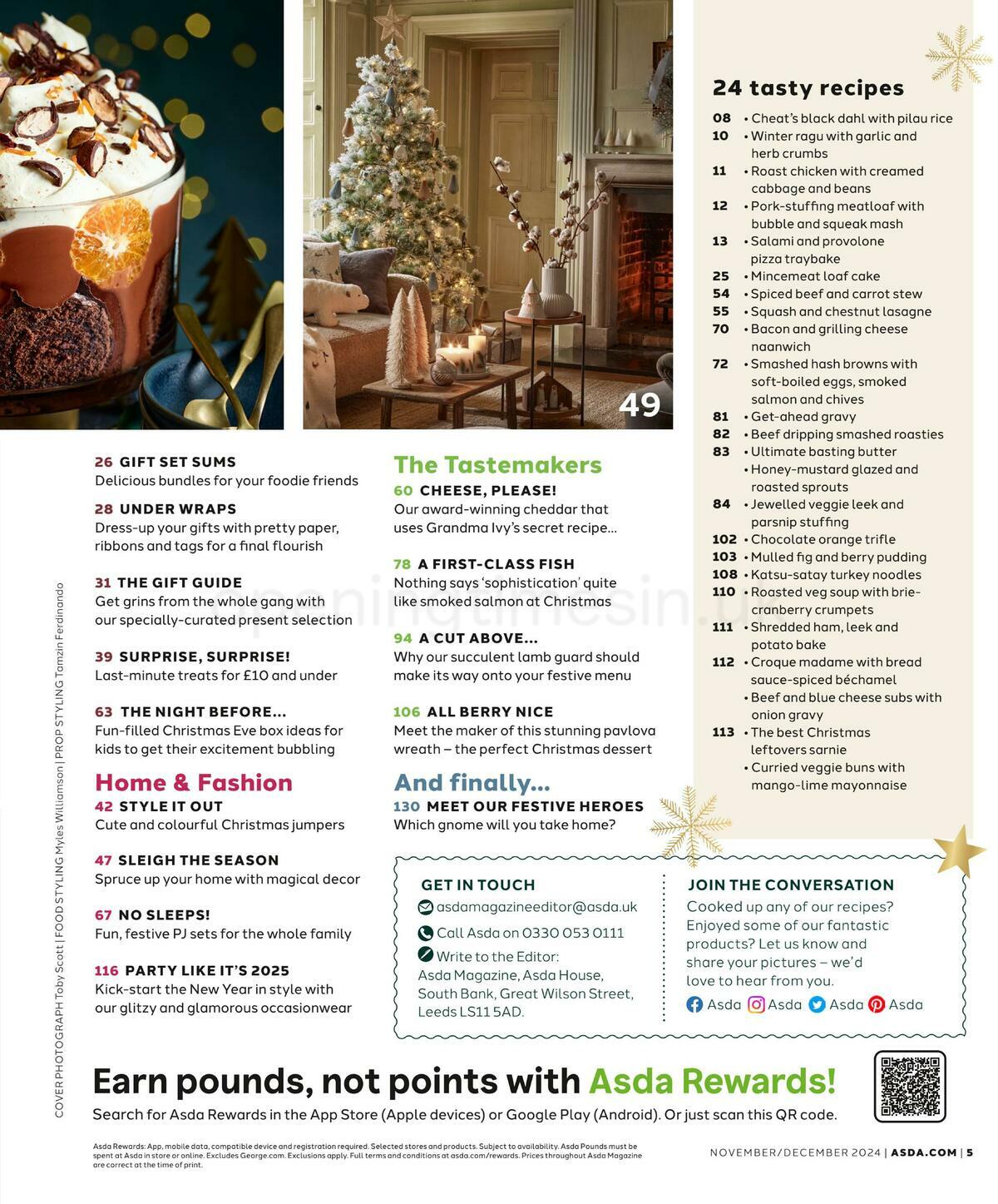 ASDA Magazine November/December Offers from 1 November