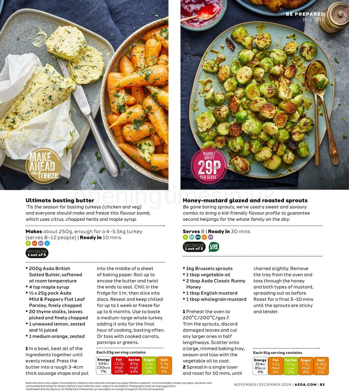 ASDA Magazine November/December Offers from 1 November