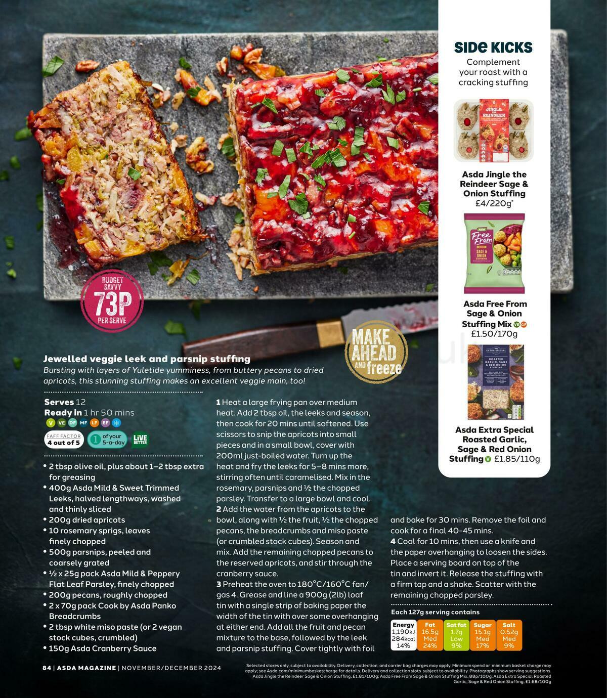 ASDA Magazine November/December Offers from 1 November