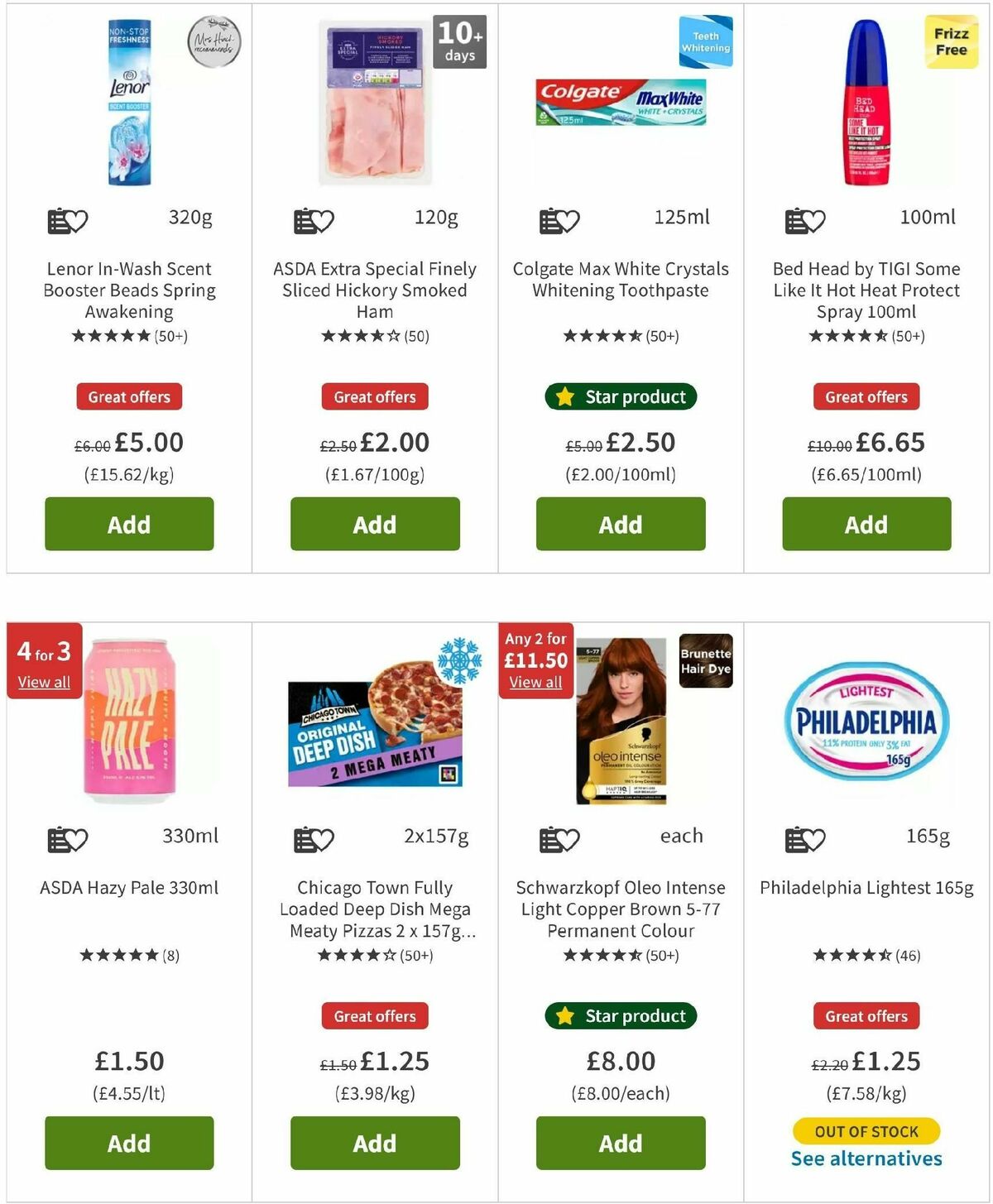 ASDA Offers from 8 November