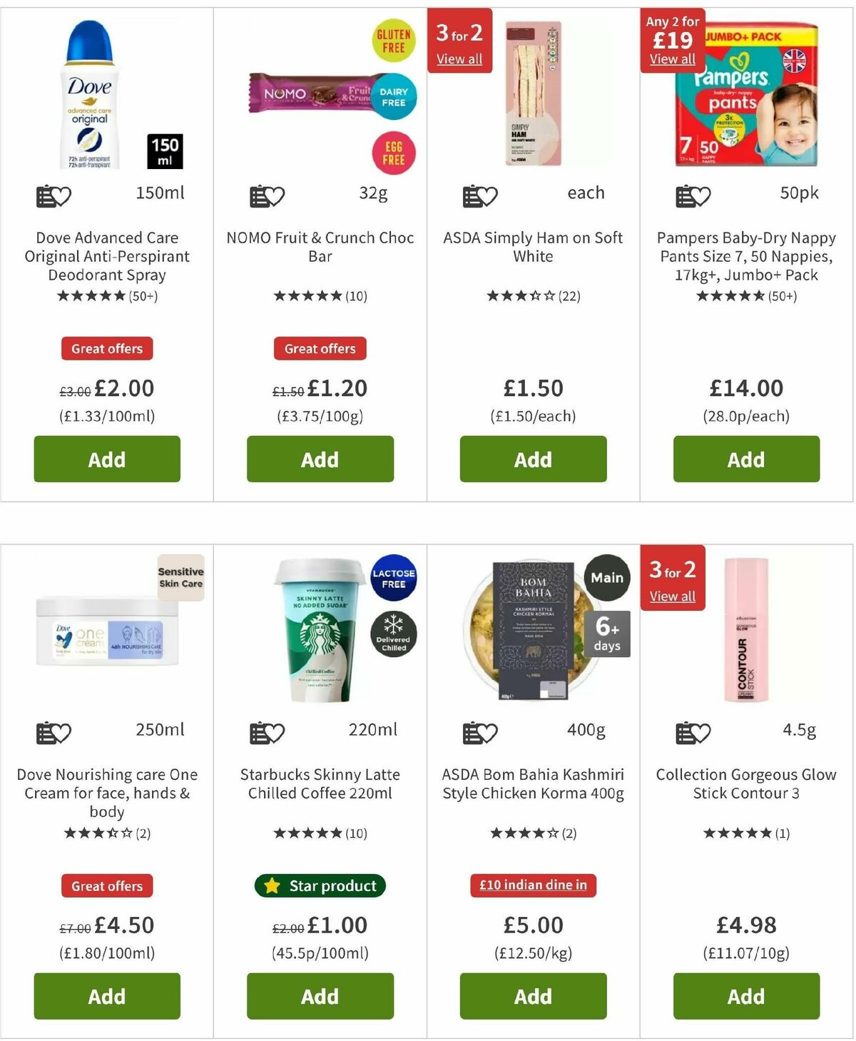 ASDA Offers from 8 November