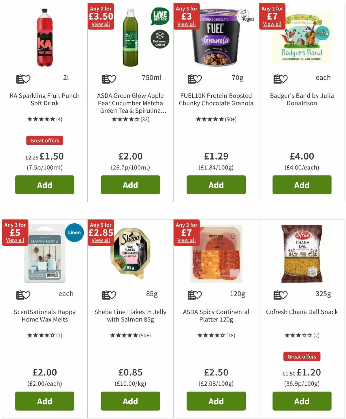 ASDA Offers from 8 November