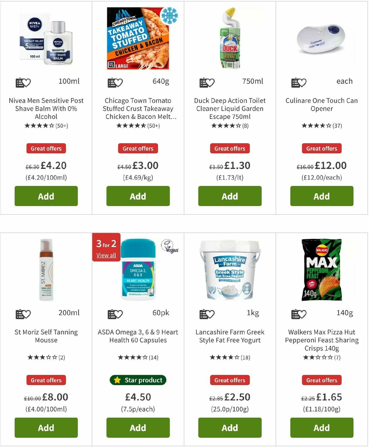 ASDA Offers from 8 November