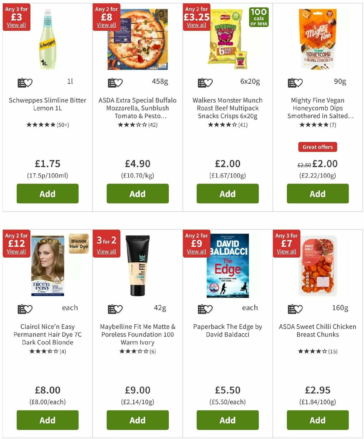 ASDA Offers from 8 November