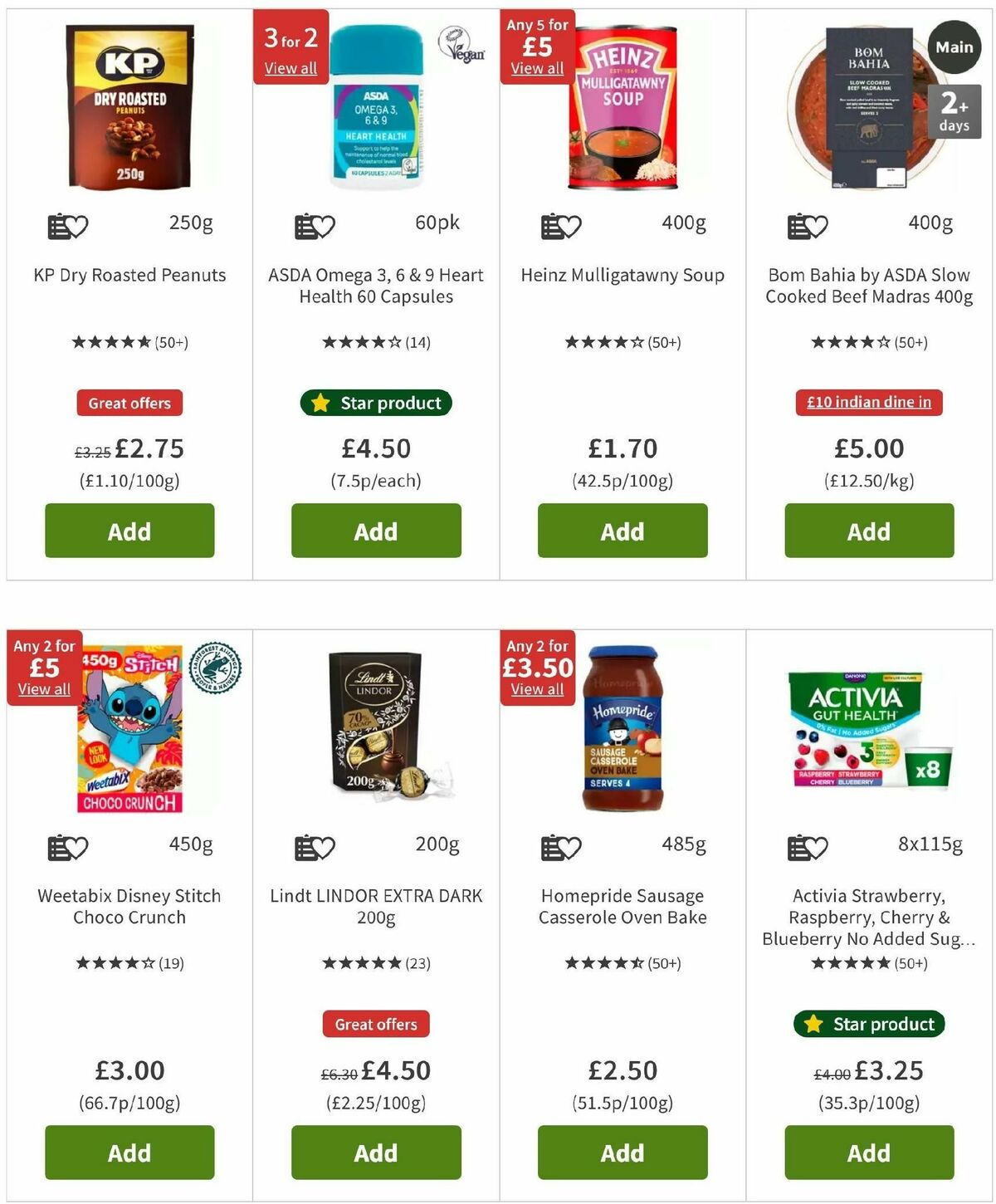 ASDA Offers from 8 November