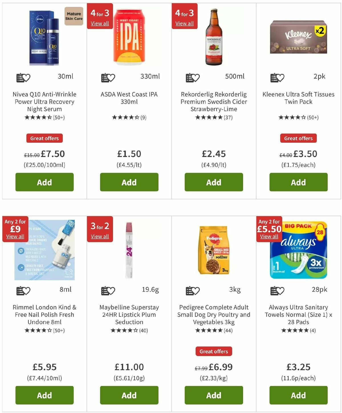 ASDA Offers from 15 November