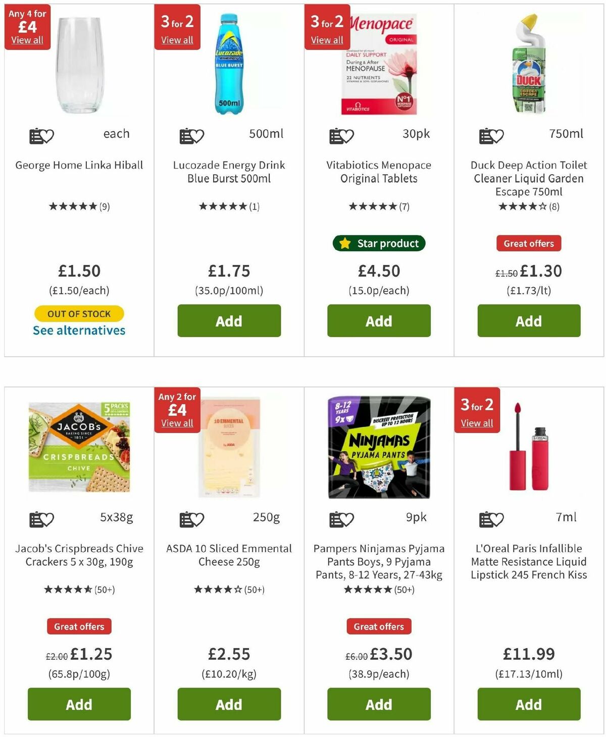 ASDA Offers from 15 November