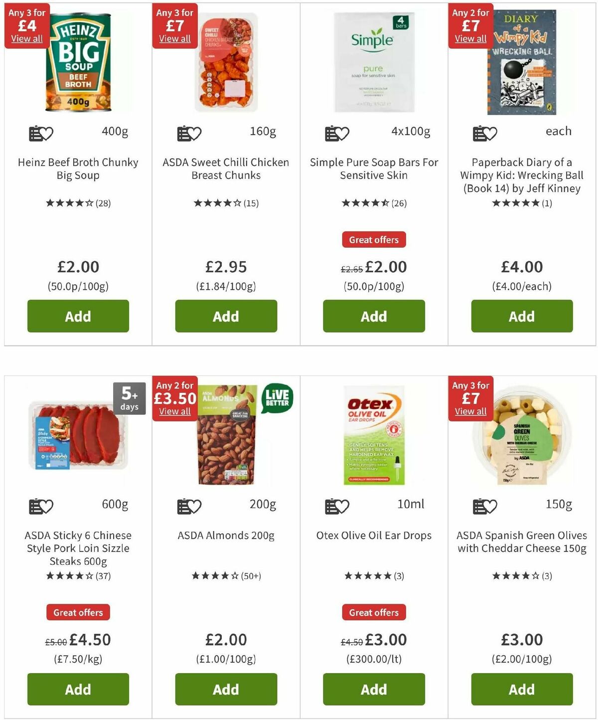 ASDA Offers from 15 November