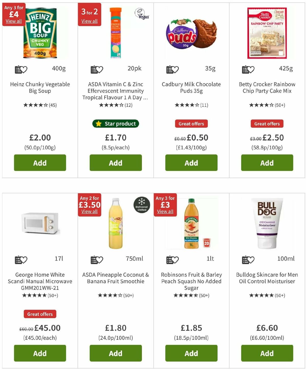 ASDA Offers from 29 November