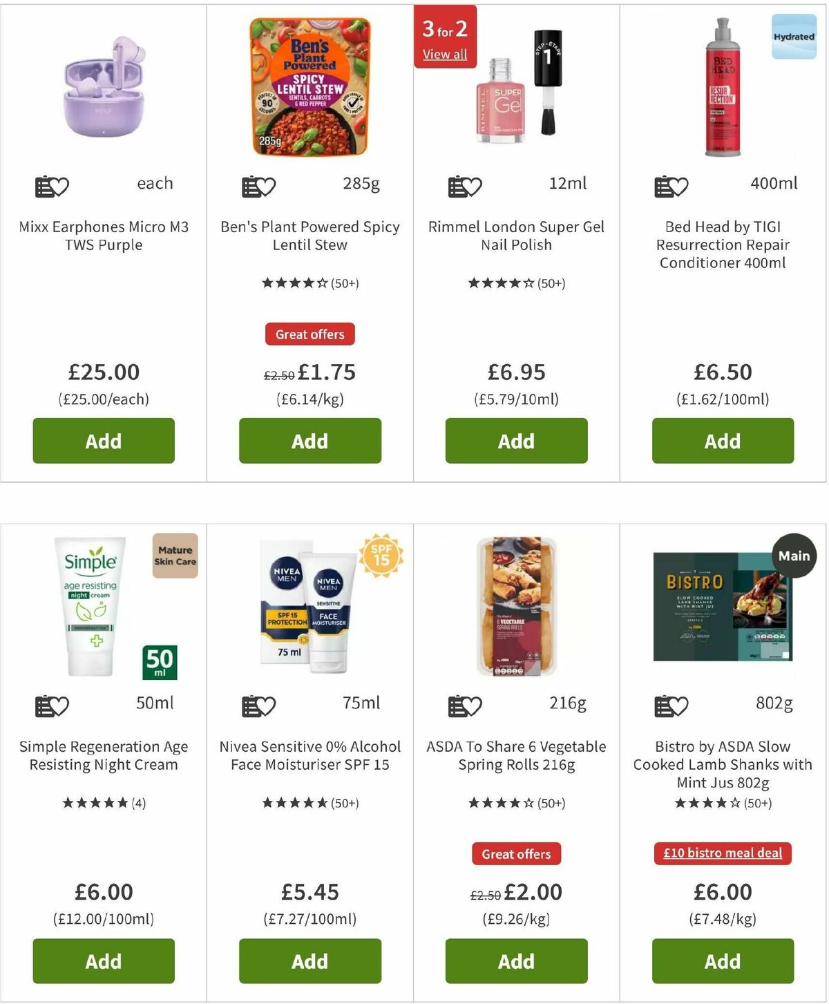 ASDA Offers from 29 November