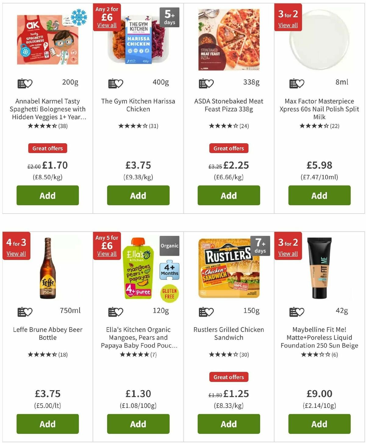 ASDA Offers from 29 November