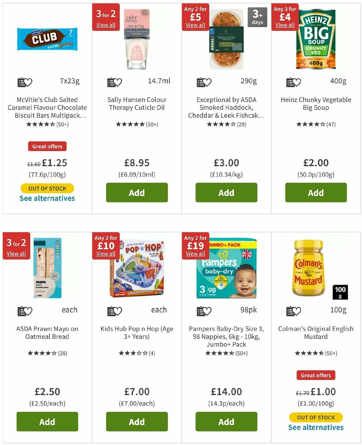 ASDA Offers from 20 December