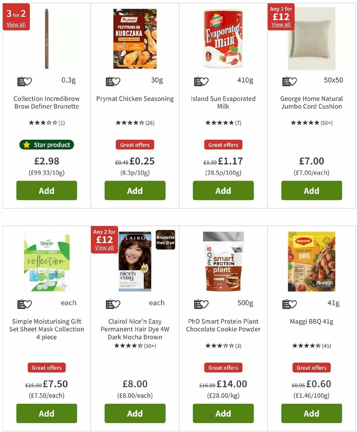 ASDA Offers from 20 December