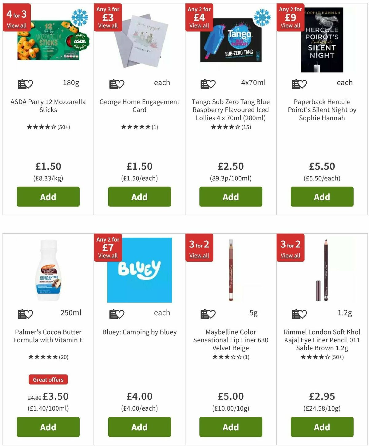 ASDA Offers from 20 December