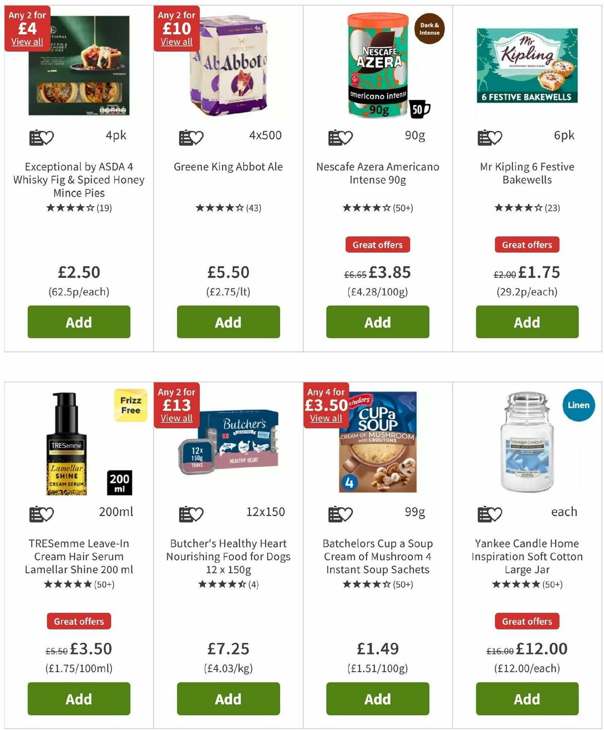 ASDA Offers from 20 December