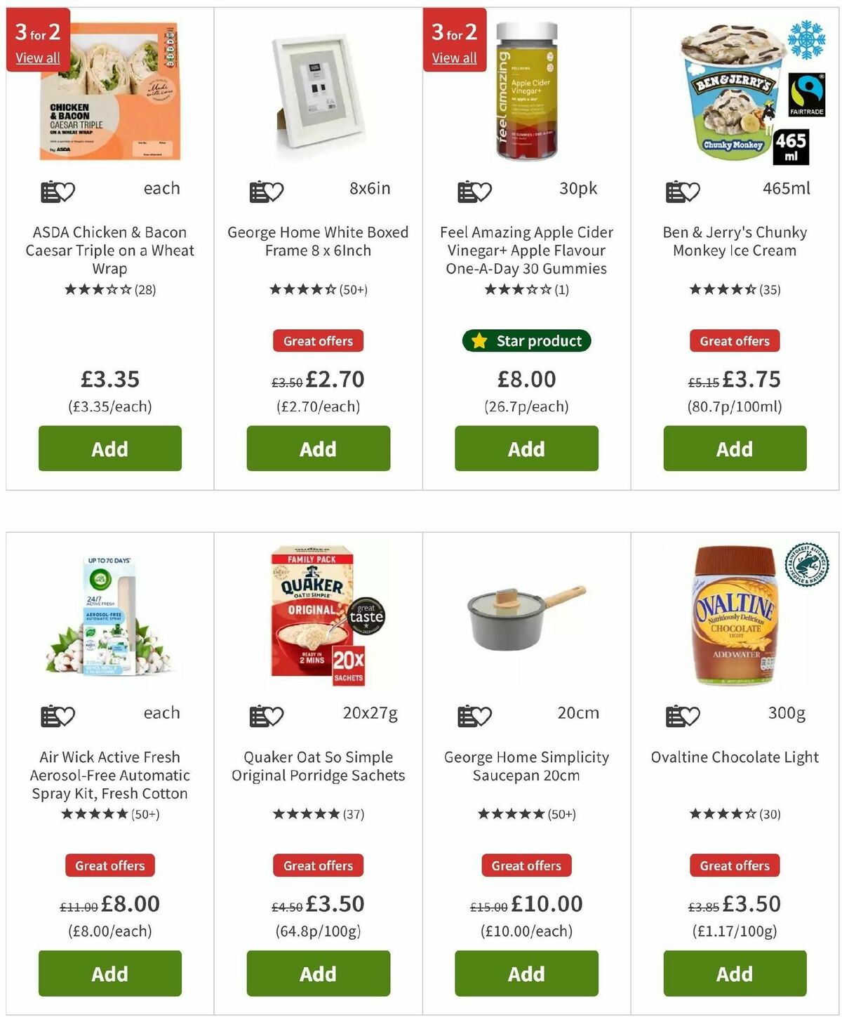 ASDA Offers from 20 December