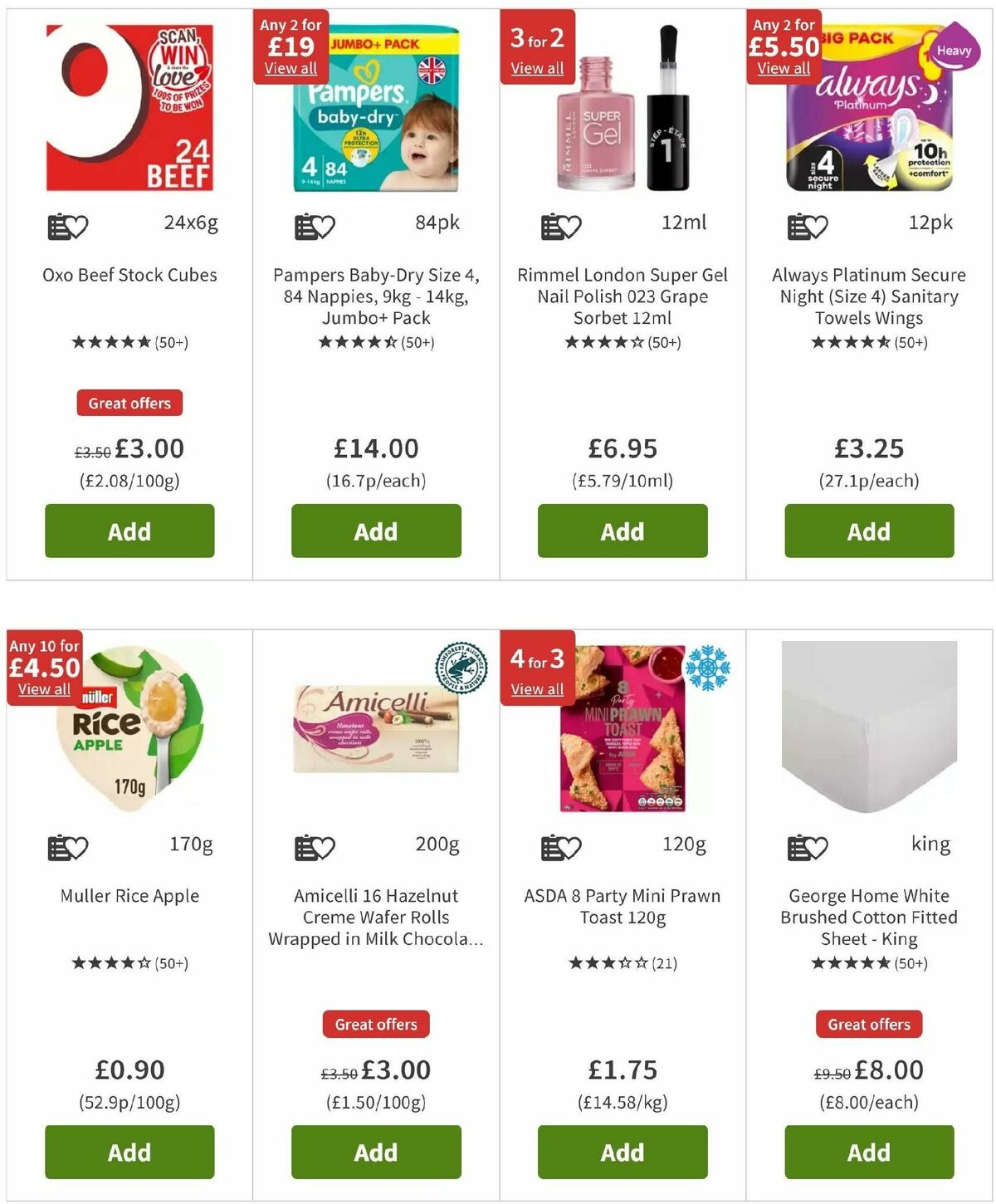 ASDA Offers from 20 December