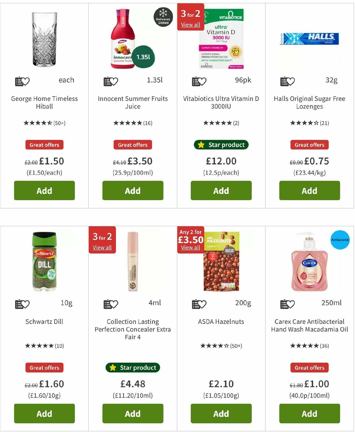 ASDA Offers from 20 December