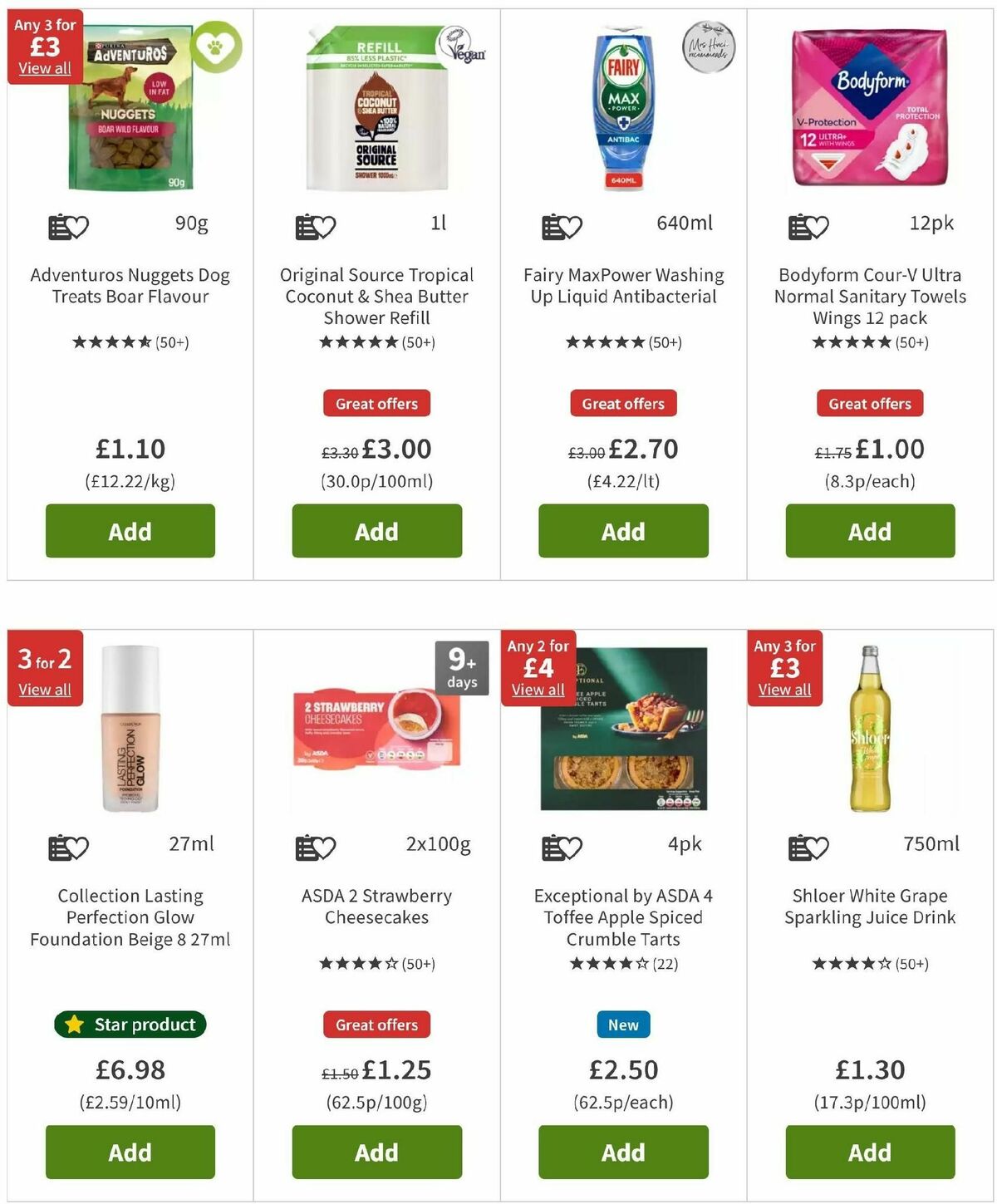 ASDA Offers from 20 December