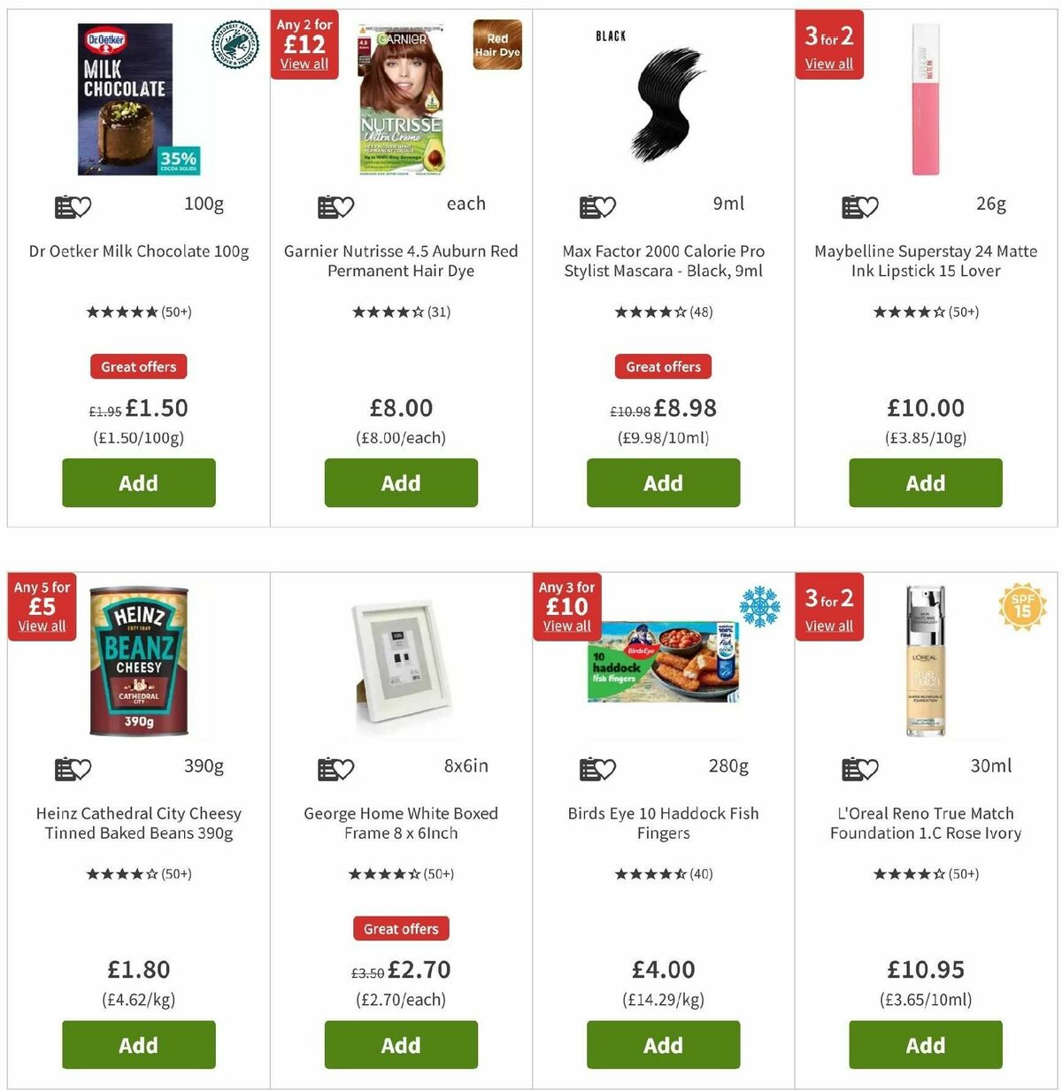 ASDA Offers from 29 December