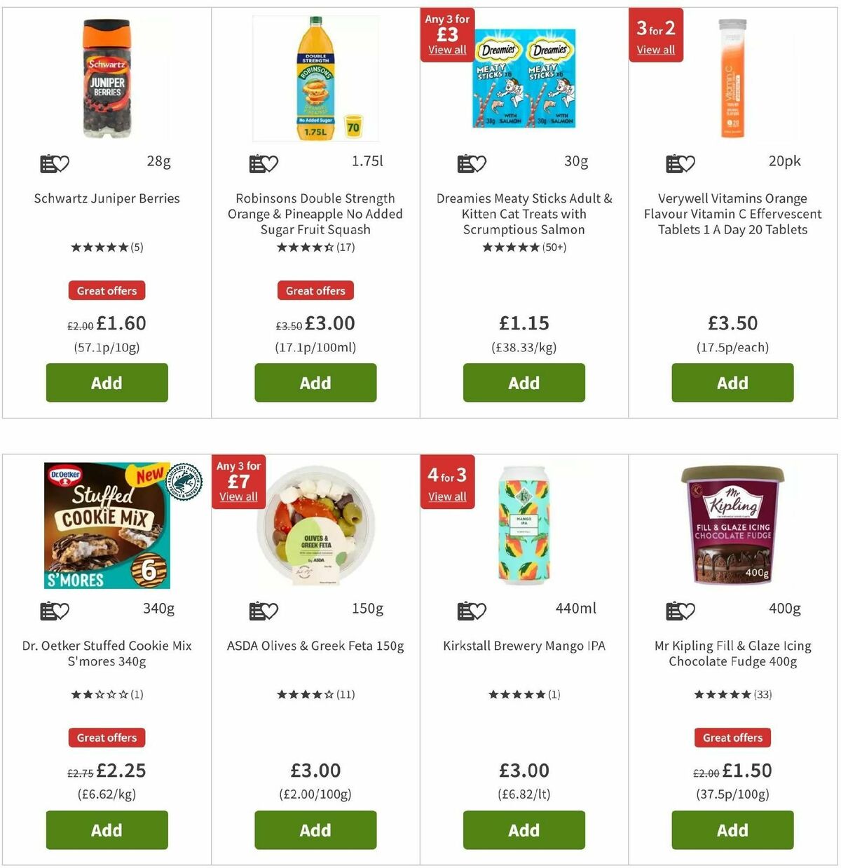 ASDA Offers from 29 December