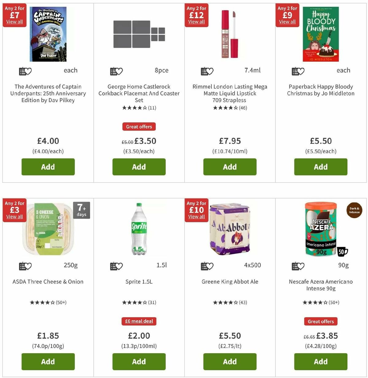 ASDA Offers from 29 December